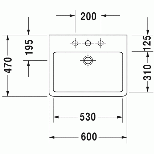 накладная раковина в ванную duravit vero 0454600827