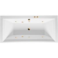 Акриловая ванна Excellent Crown Grand 190x90 "SOFT" цвет золото
