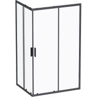 Душевой уголок AM.PM Gem S 120×90 W93G-404-120290-BT профиль черный матовый, стекло прозрачное