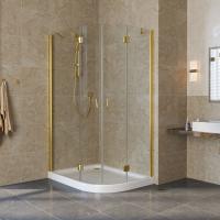 Душевой уголок Vegas Glass AFS-Fux 110*90 09 01 профиль золото, стекло, стекло прозрачное