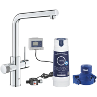 Смеситель для кухни Grohe Blue Pure Minta 30589000 c фильтром, хром