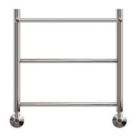 Полотенцесушитель Point Афина П2 PN04155P водяной, с полкой, 50x50 см, хром