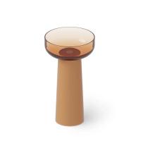 Раковина Dea Design Pedestal Basin DD2027 480 R1 напольная, без отв., Glasstech, прозрачная смола, Ø48х88см., Sunset R1
