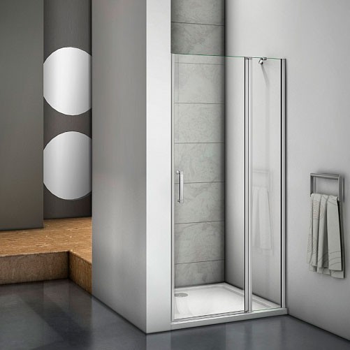 Дверь для душевой кабины в нишу Good Door Mokka WTW-120-C-WE 120 см