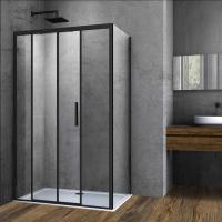 Душевой уголок 120×90 см Vincea Soft VSR-3SO9012CLB прозрачное
