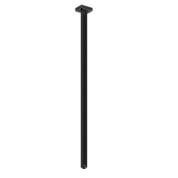 Излив Gessi Rettangolo 20099#706 для раковины, потолочный, 160 см, Black Metal PVD (чёрный)