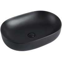Раковина накладная Vincea VBS-113MB 60х41.5 см, цвет черный матовый