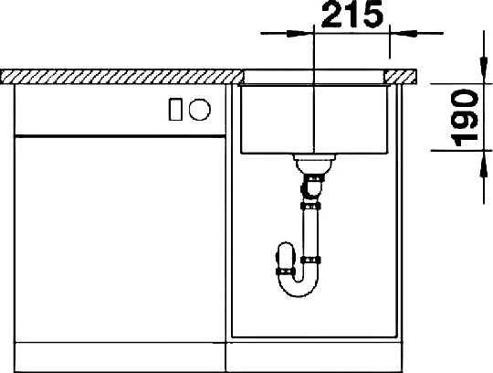 кухонная мойка blanco subline 400-u 523425 жемчужная