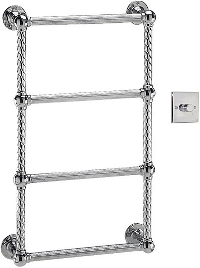 Полотенцесушитель электрический Vogue Colonnade CL004A E 775x475/AC012 75-400W Chrome с регулятором напряжения