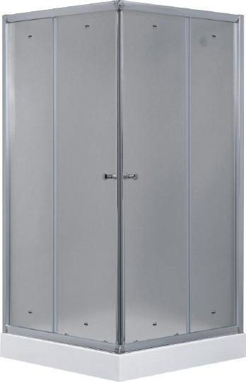 Душевой уголок Timo TL 100×100 TL-1102F профиль хром, стекло матовое