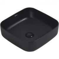 Раковина 38.5x38.5 см Abber Rechteck AC2211MB, цвет черный матовый