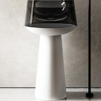 Раковина напольная 50x50 см Abber Kristall AT2706White-Onyx