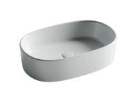 Раковина Ceramicanova Element CN6075 накладная, 60.5x38.5 см, белая
