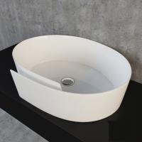 Раковина накладная Flaminia Roll RL56L белый
