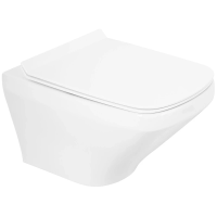Унитаз подвесной безободковый BelBagno Sela BB3201CHR, без сиденья, цвет белый