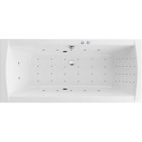 Акриловая ванна Excellent Aquaria Lux 180x80 "NANO" цвет хром