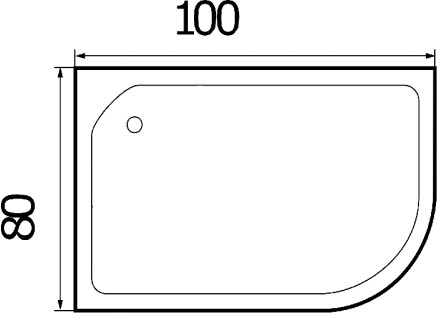 душевой поддон wemor 100×80x24 l 10000002316 белый душевой поддон wemor 100×80x24 l 10000002316 белый