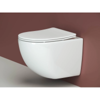 Унитаз Ceramicanova Forma CN3009 подвесной, с сиденьем микролифт, белая