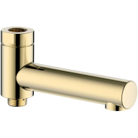 Излив для смесителя AQUAme AQM8301BG 127 мм, золотой матовый
