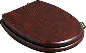 сиденье для унитаза simas lante la 009 bronzo орех с микролифтом, петли бронза