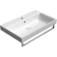 Раковина GSI Nubes 9622111 подвесная/накладная, 80x46 см, Bianco lucido (Белый глянец)