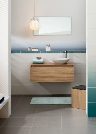 раковина villeroy & boch loop & friends 51480001 накладная, ø38 см, альпийский белый