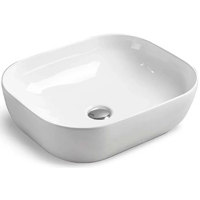 Раковина накладная Vincea VBS-101 50х40 см, белая