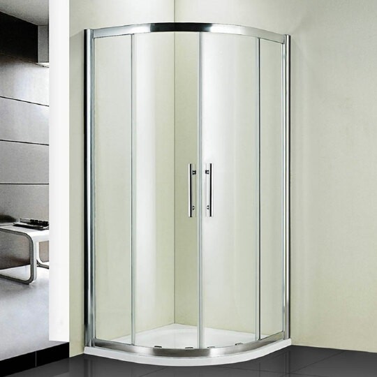 душевой уголок rgw hotel ho-51 100×100 профиль хром, стекло прозрачное