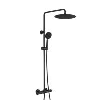 Душевая система с термостатическим смесителем Bravat Waterfall Black F939114BM-A2-RUS