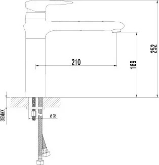 смеситель для кухни lemark status lm4404c
