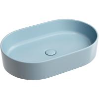 Раковина Ceramicanova Element CN6048ML накладная, 60.8x38.5 см, голубая матовая