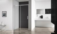 Душевая дверь BelBagno Acqua 110 ACQUA-BF-1-110-C-Cr профиль хром, стекло прозрачное