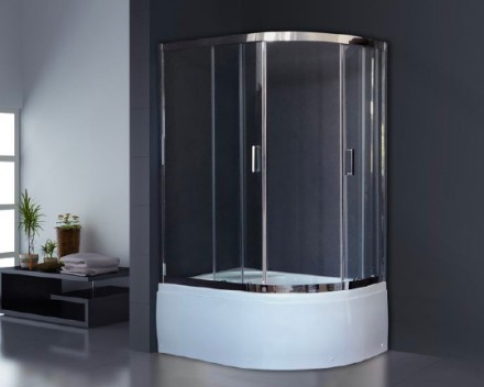 душевой уголок royal bath rb 8120bk-t-ch l