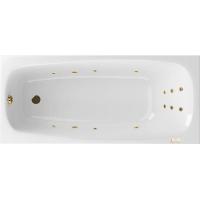 Акриловая ванна Excellent Layla 180x80 "LINE" цвет золото