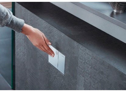 кнопка для инсталяции geberit omega 60 115.081.si.1 цвет белый