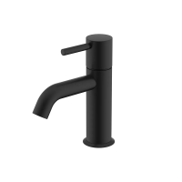 Смеситель NEMO Round NM-2311MB для раковины, с донным клапаном, matte black