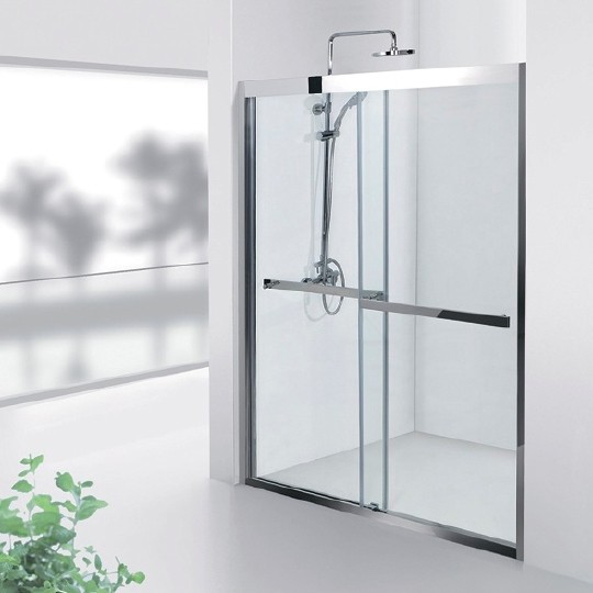 Дверь для душевой кабины в нишу Aquanet Delta NPD6122 120 00183215 профиль хром, стекло прозрачное