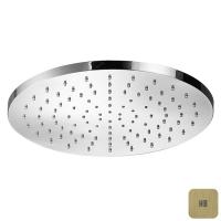 Верхний душ Almar Round круглый, 30см, латунь, цвет: High Brass Brushed PVD