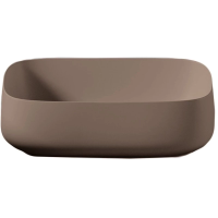 Раковина накладная 56 см Artceram Cognac COL009 40 00, цвет tortora (горлинка)