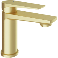 Смеситель Aqueduto Linha LIN0250 для раковины, золотой матовый