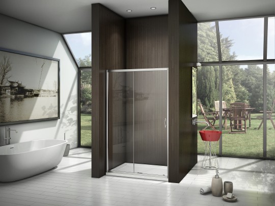 дверь для душевой кабины в нишу good door latte wtw-110-c-we