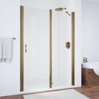 Дверь для душевой кабины в нишу Vegas Glass EP-F-1 150 05 01 профиль бронза, стекло прозрачное