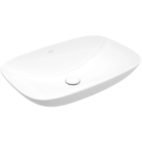 Раковина Villeroy & Boch Loop & friends 4A490001 накладная, 56x38 см, альпийский белый