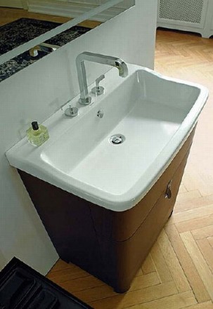раковина полувстраиваемая duravit esplanade 85 см 2622850000