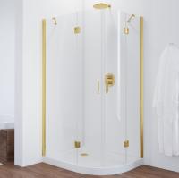 Душевой уголок Vegas Glass AFS-F 110*80 09 01 профиль золото, стекло, стекло прозрачное