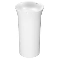 Раковина Duravit White Tulip 2702500070 напольная, без отв под смес, без перелива, сифон, слив в стену, Ø50х h90 см, белый