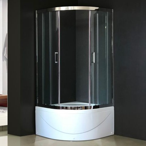 Душевой уголок Royal Bath RB 90BK-T-CH