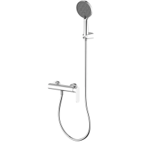 Смеситель для душа AQUAme Monza AQM6313CR с душевым гарнитуром, хром