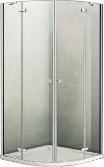 Душевой уголок WeltWasser WW200 R22 100×100 10000002934 профиль хром, стекло прозрачное
