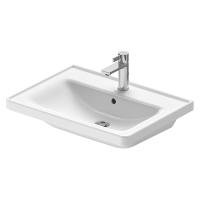 Раковина Duravit D-Neo накладная 650х480 мм, с переливом, с 1 отв. под смеситель, белая с покрытием WonderGliss